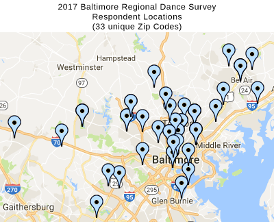2017 BRDS Respondent Locations